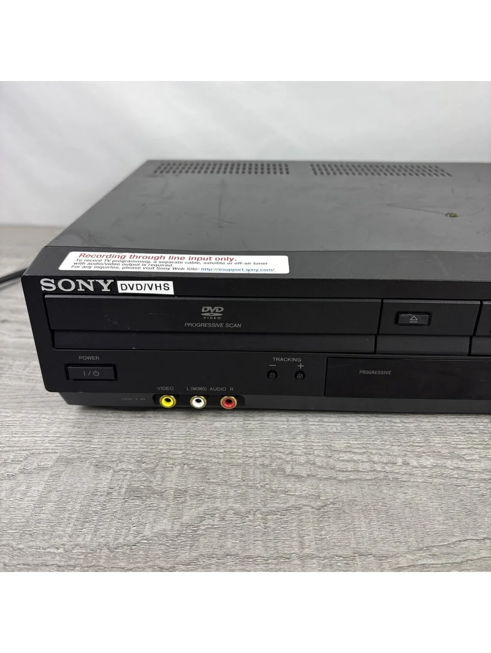 Sony SLV-D380P DVD VCR Combo VHS Player/Recorder No Remote-Tested Works See Vid